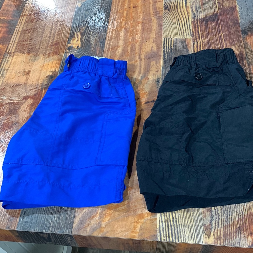 Aftco boys size 24 shorts, blue and black